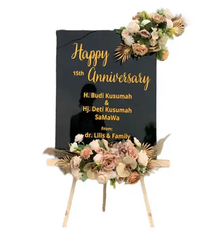 Papan Bunga Akrilik Mindahan