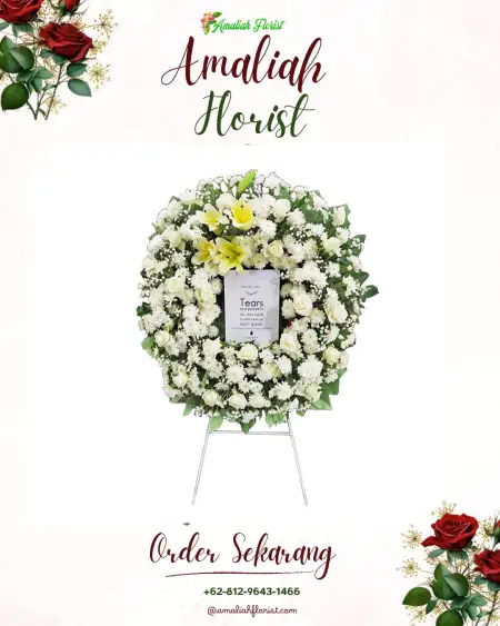Krans Bunga Duka Mindahan