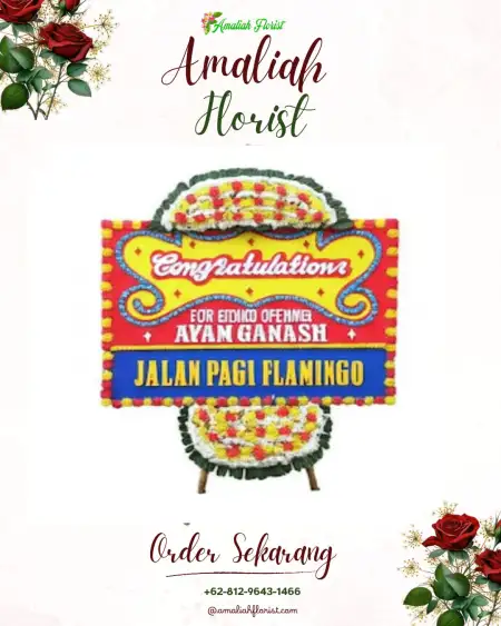 Sewa Papan Bunga Mindahan